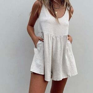 Princess Polly TAY linen romper